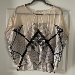 Twelfth Street by Cynthia Vincent 100% silk top